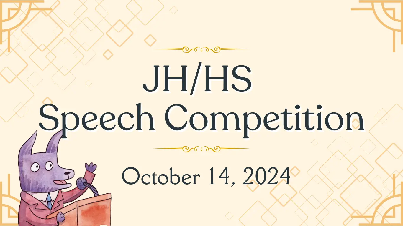 KA JH/HS Speech Competition - October 2024